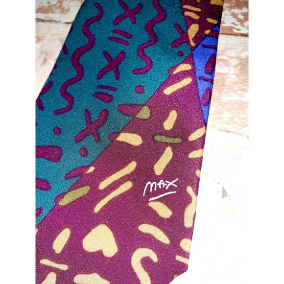 Neomax by Peter Max Silk Graphic Print Tie - Picture 12 of 15